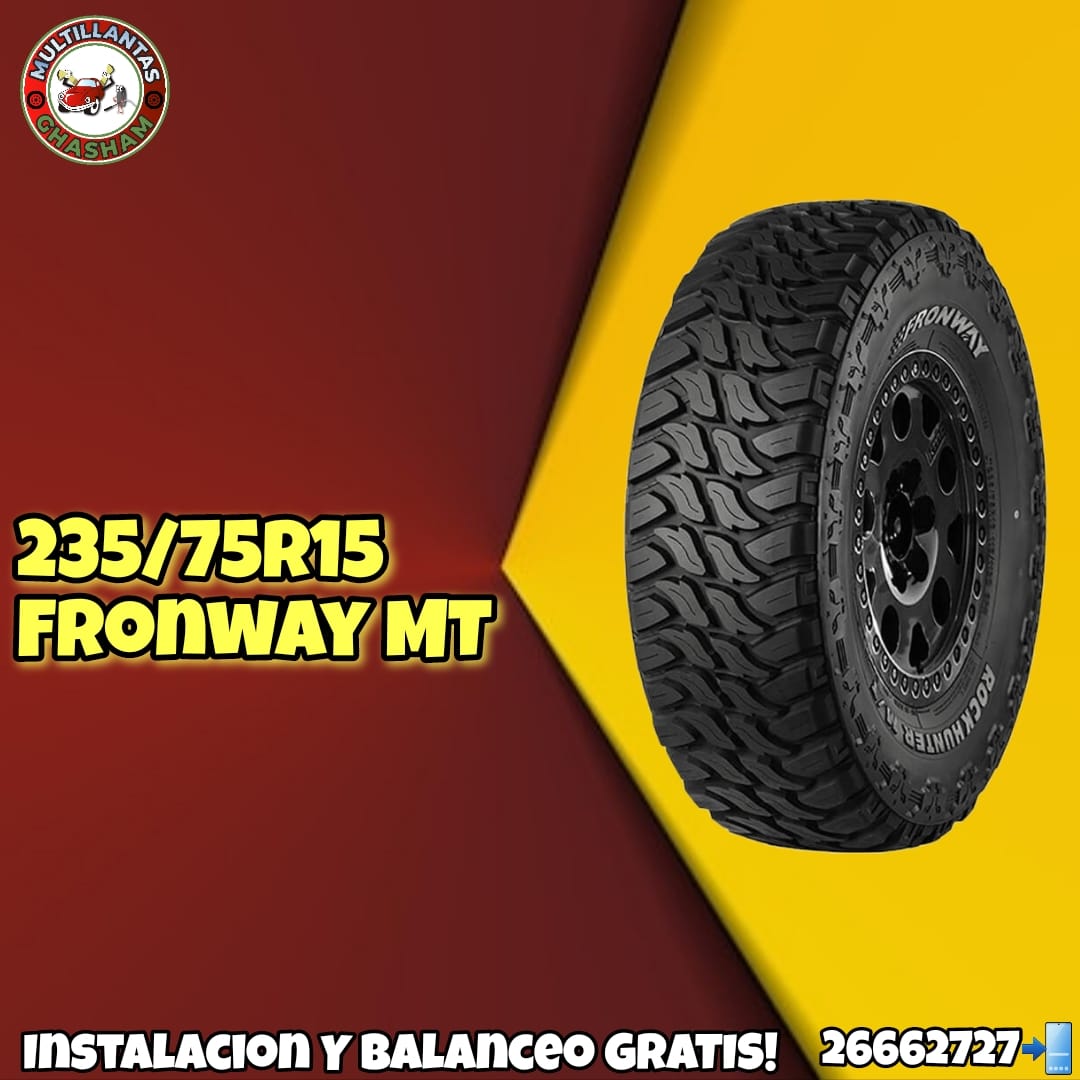 235/75/R15 FRONWAY MT